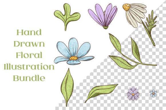 9 Hand-Drawn Floral Illustrations: A Toolkit for Authentic Design