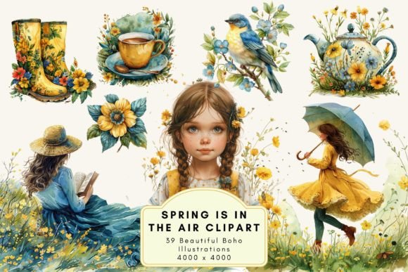 Bringing Spring to Life: A Guide to Watercolor Clipart